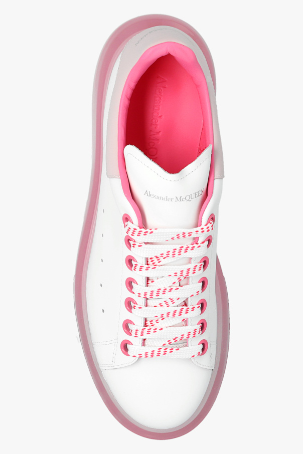 ALEXANDER MCQUEEN ラリ レスアッフ スニカ 718255WICYD 8884 WMNS) Alexander McQueen Larry Oversized Sneaker 'Clear Sole